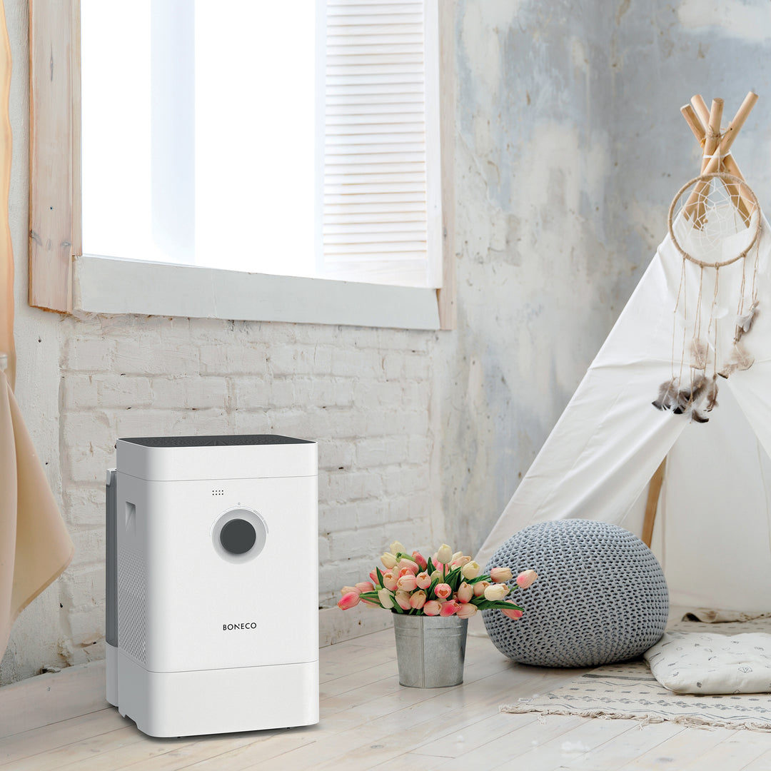 Hybrid 3 In 1 Humidifier and Air Purifier w/Additional Water Tank & App (Used) - VMInnovations