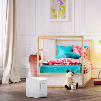 BONECO S200 Large Room Steam Humidifier with Hand Warm Mist and Analog Display