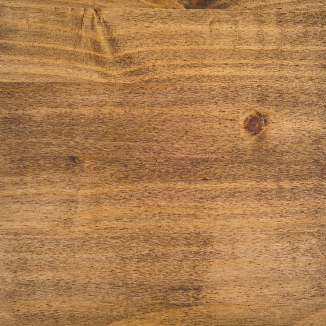 Solid Brazilian Pine Wood Dining Table, 47 X 30 Inches, Brazil Finish (Used)