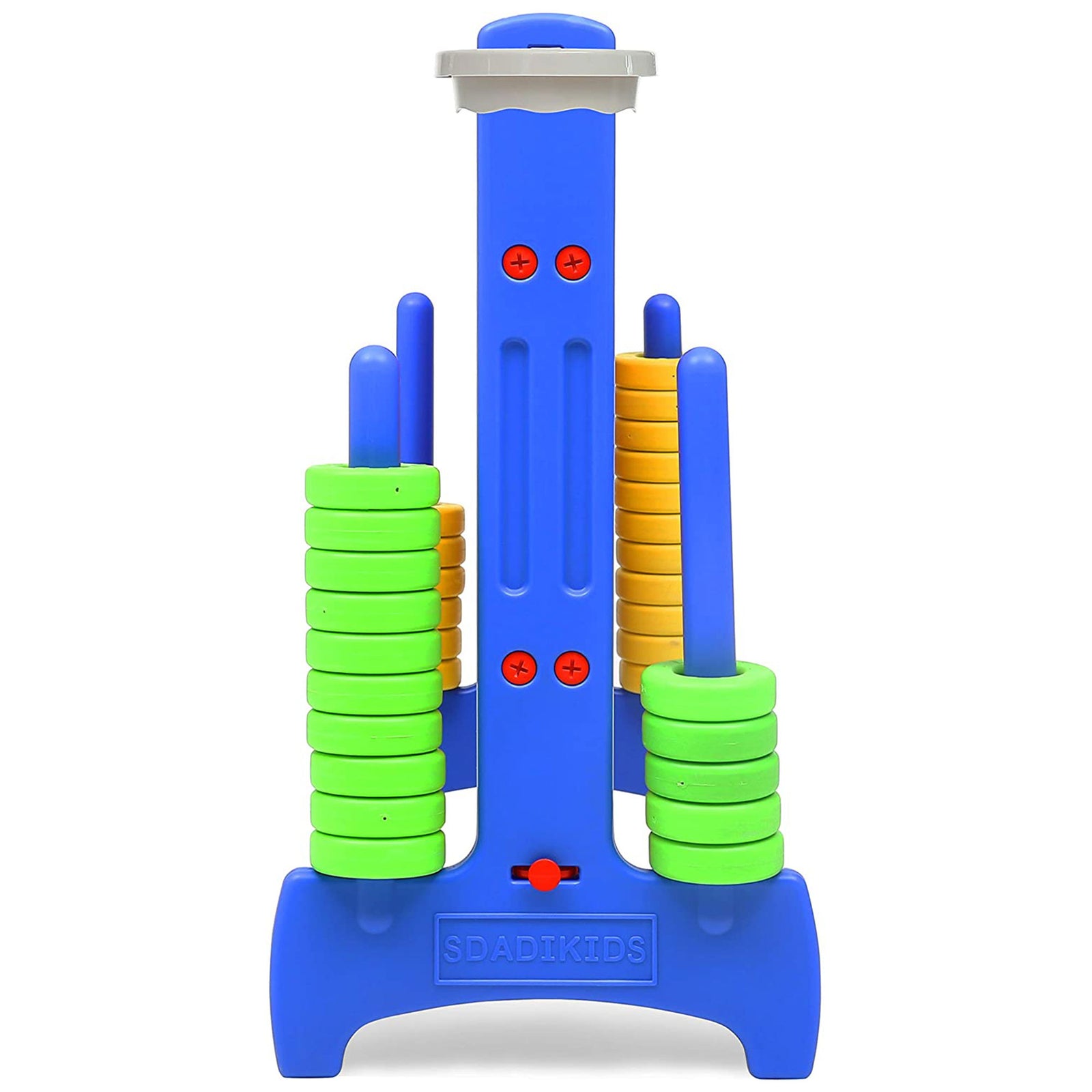 SDADI Giant 64 Inch 4-In-A-Row Game and Basketball Game for Kids, Blue and Red - VMInnovations