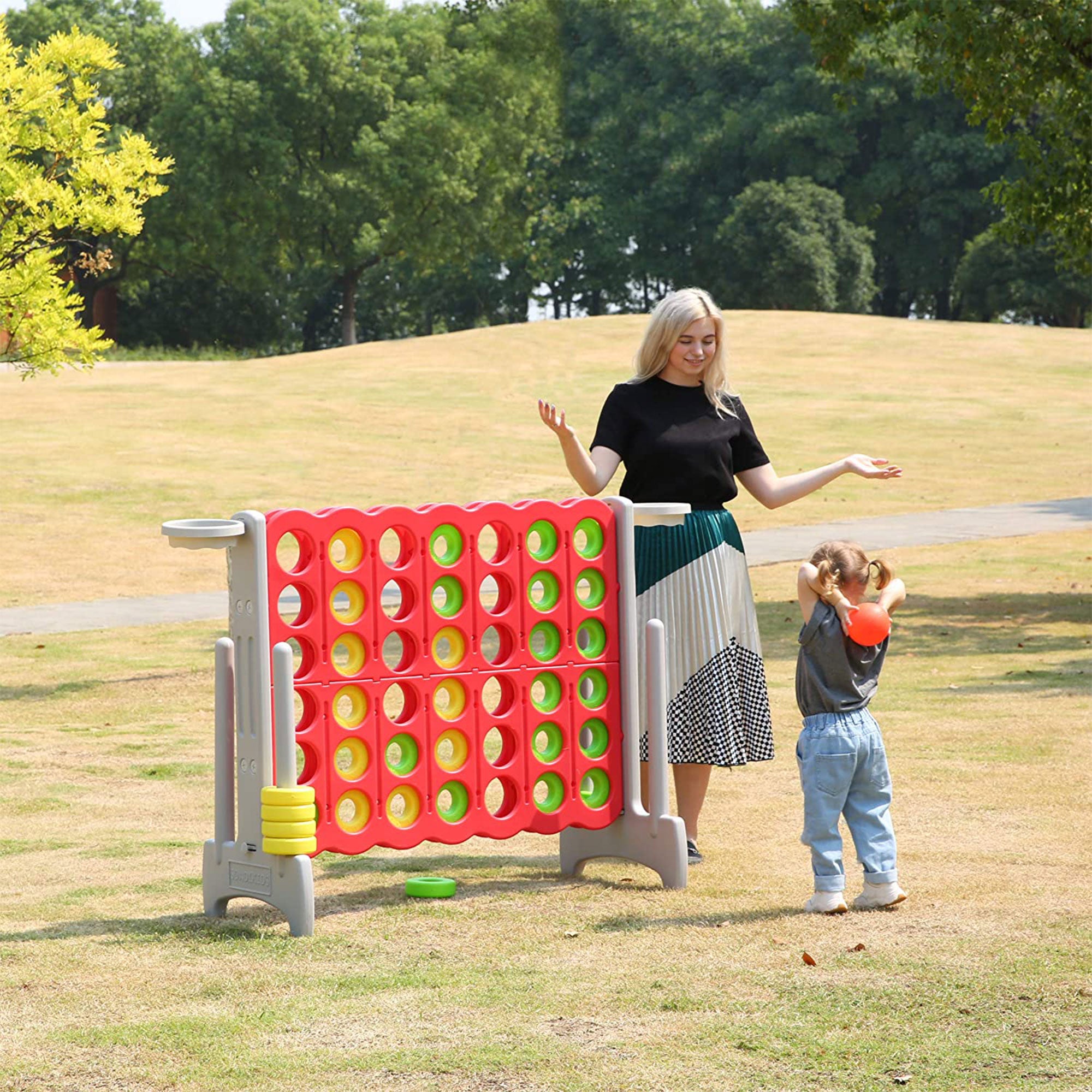 SDADI Giant 64 Inch 4-In-A-Row Game and Basketball Game for Kids (For Parts) - VMInnovations