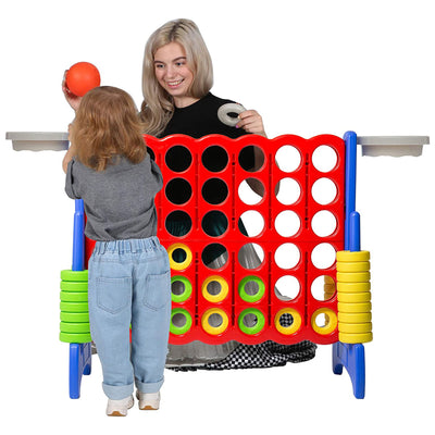 SDADI Giant 33 Inch 4-In-A-Row Game and Basketball Game for Kids (Used)