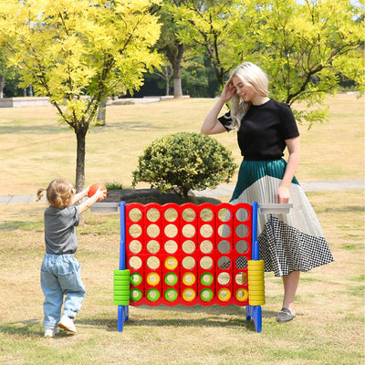 SDADI Giant 33 Inch 4-In-A-Row Game and Basketball Game for Kids (Open Box) - VMInnovations
