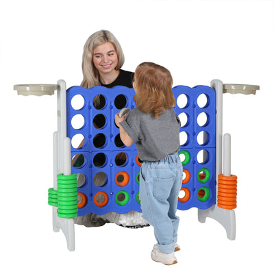 SDADI Giant 33 Inch 4-In-A-Row Game and Basketball Game for Kids (Open Box) - VMInnovations