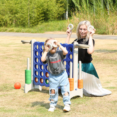 SDADI Giant 33 Inch 4-In-A-Row Game and Basketball Game for Kids (Used) - VMInnovations
