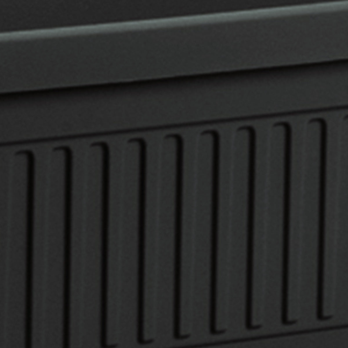 HC Companies 30 Inch Fluted Plastic Venetian Garden Flower Window Box, Black