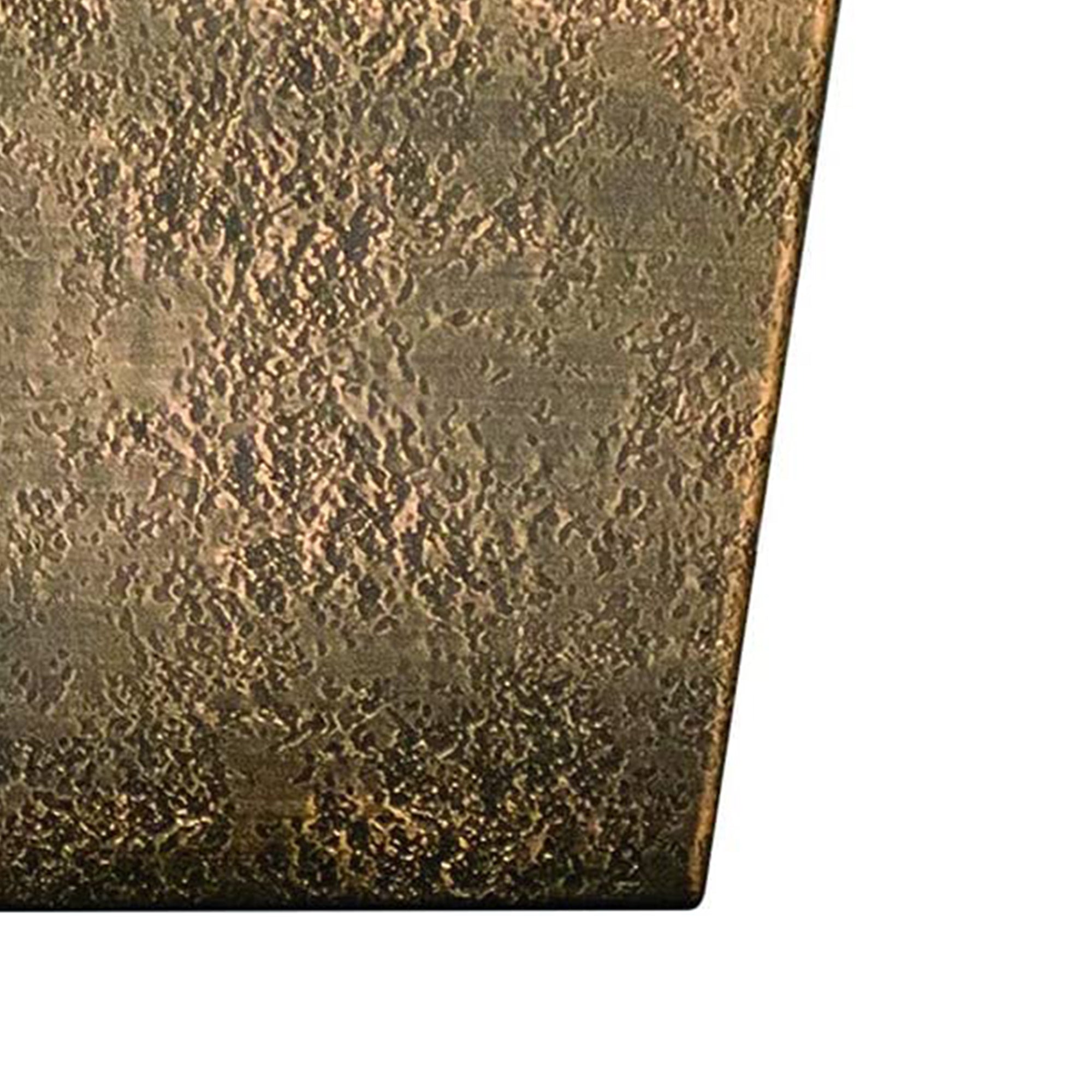 The HC Companies Avino 16 Inch Square Resin Flower Planter Pot, Celtic Bronze - VMInnovations