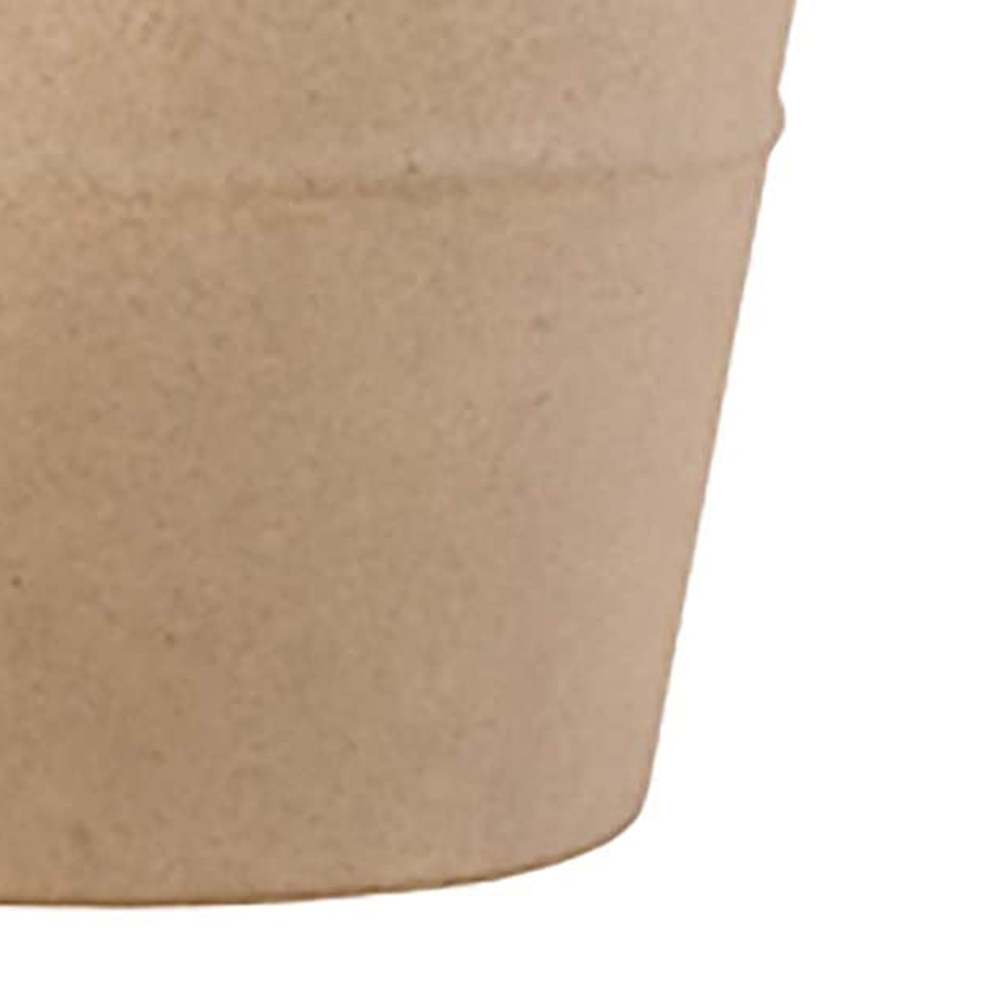 HC Companies 17" Terrazzo Round Plastic Planter Pot w/ Heavy Rim, Sandstone Tan