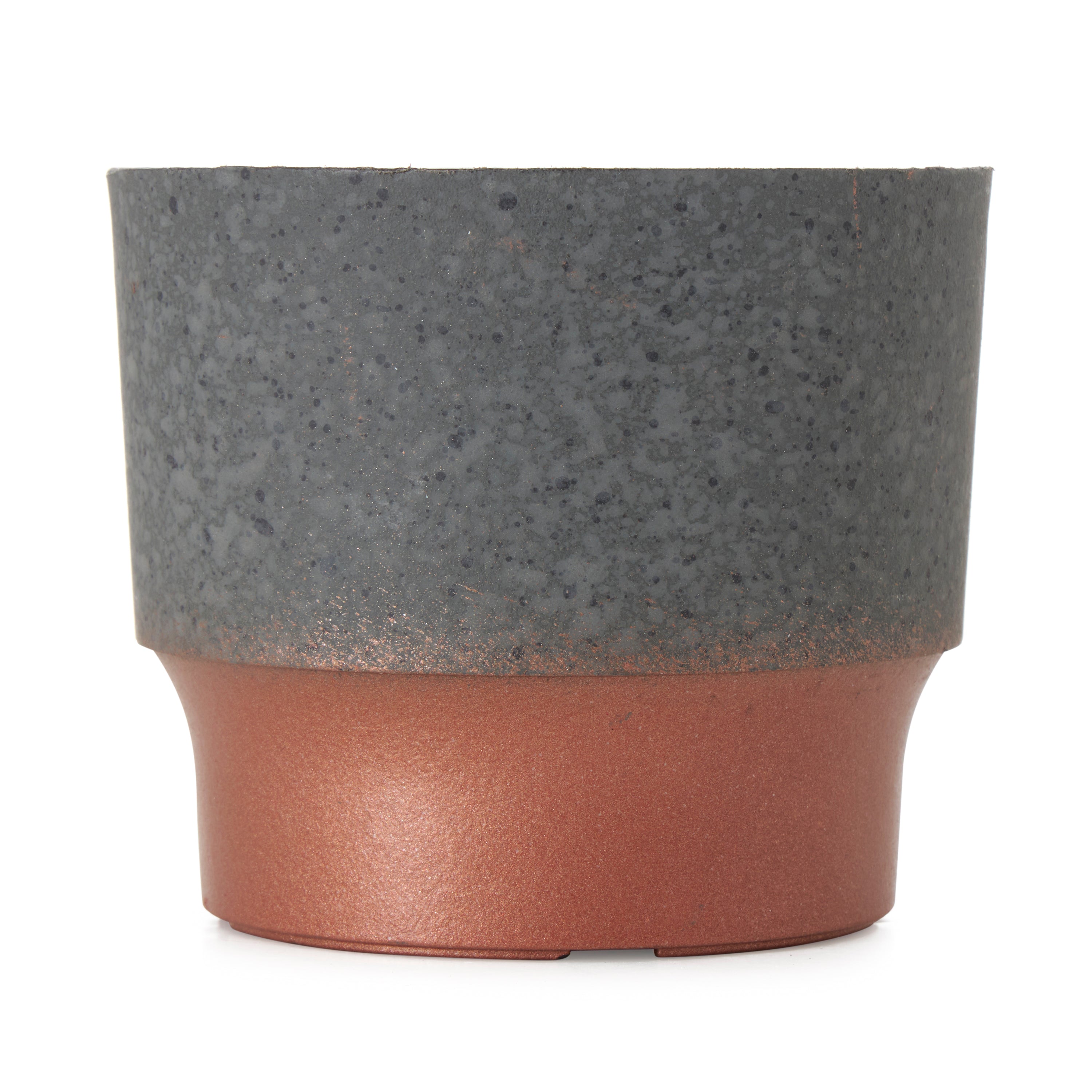 3" Sprite Indoor Succulent Planter Pot, Faux Concrete Copper (Open Box) - VMInnovations