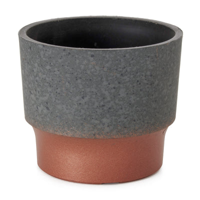 3" Sprite Indoor Succulent Planter Pot, Faux Concrete Copper (Open Box) - VMInnovations