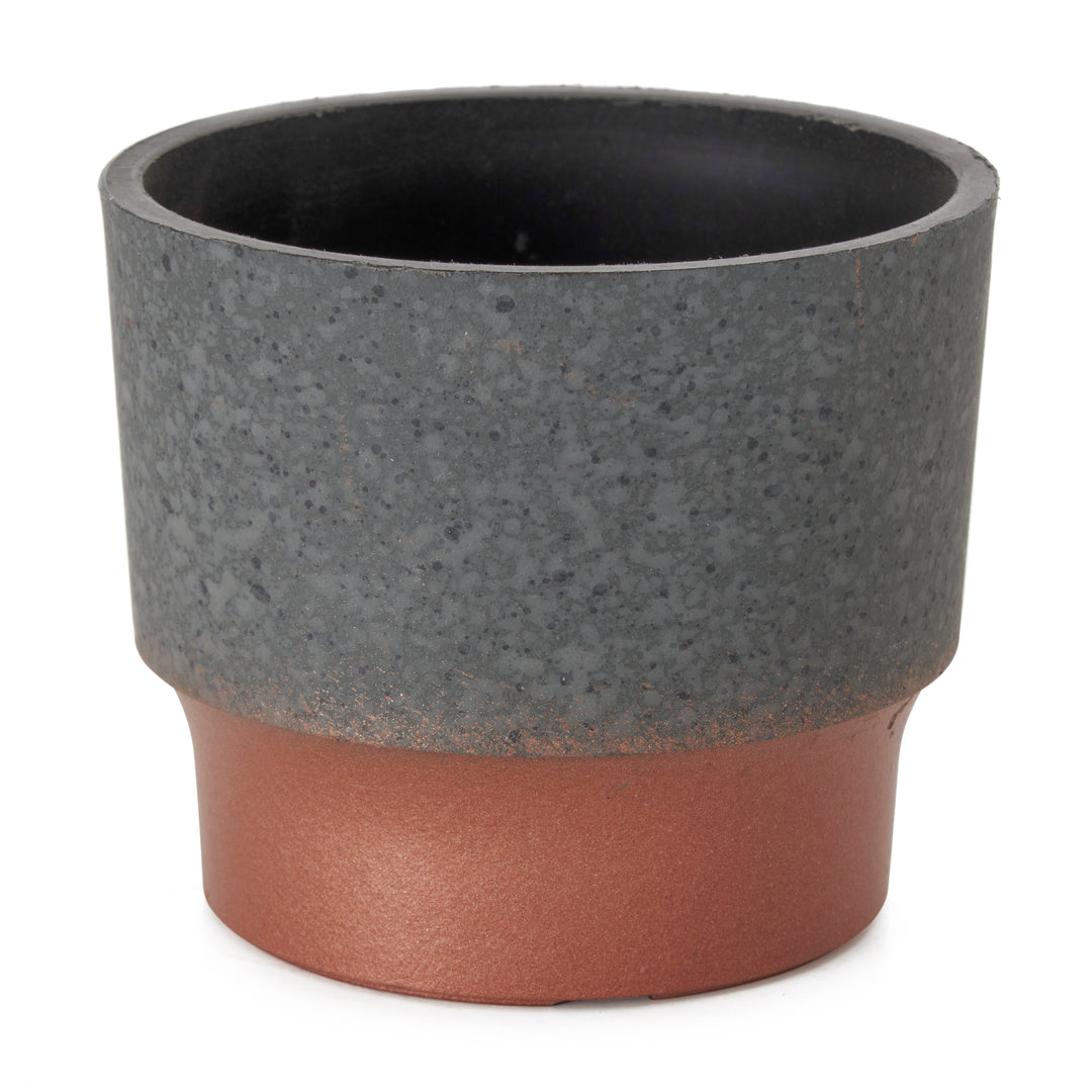 3" Sprite Indoor Succulent Planter Pot, Faux Concrete Copper (Open Box)