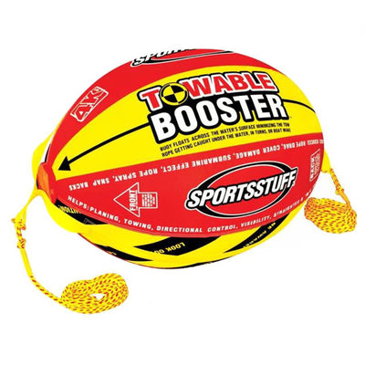 Airhead Renegade 3 Person Towable Water Tube w/ SPORTSSTUFF Towable Booster Ball - VMInnovations