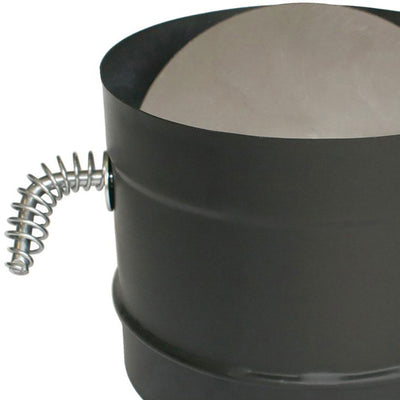 DuraVent Single Wall Interior Damper Section As Stovetop Adapter, 5" (Open Box) - VMInnovations