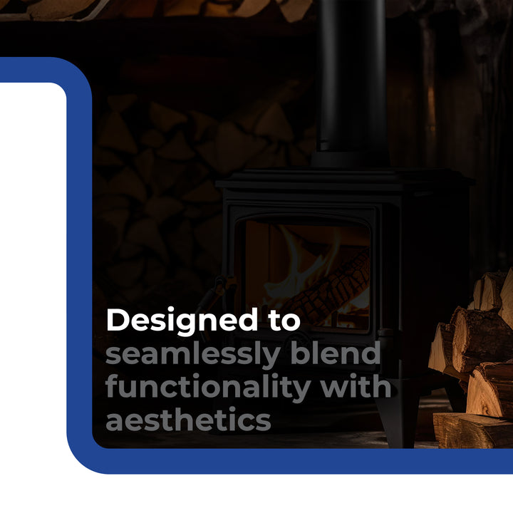 DuraVent Single Wall Interior Damper Section As Stovetop Adapter, 5" (Open Box) - VMInnovations