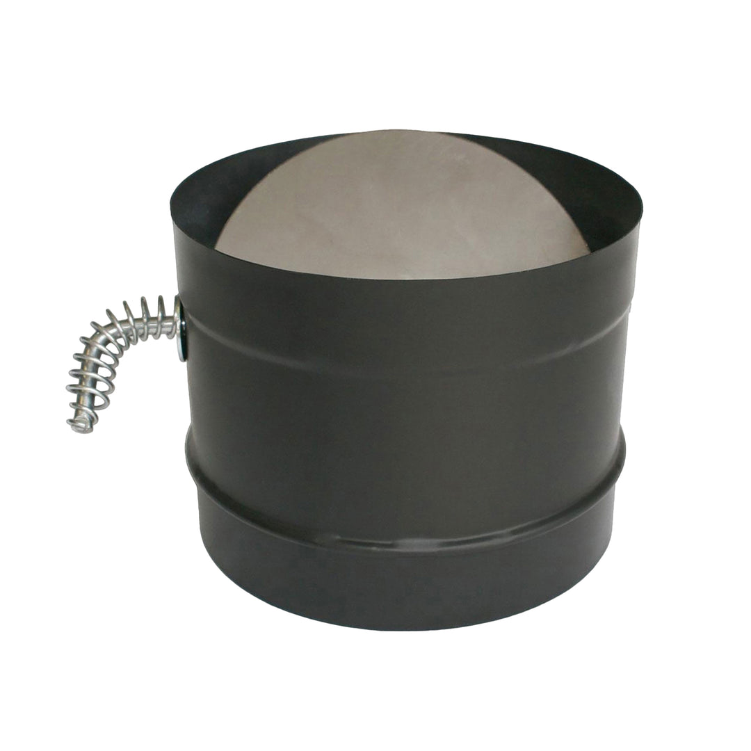 DuraVent Single Wall Interior Damper Section As Stovetop Adapter, 5" (Open Box) - VMInnovations