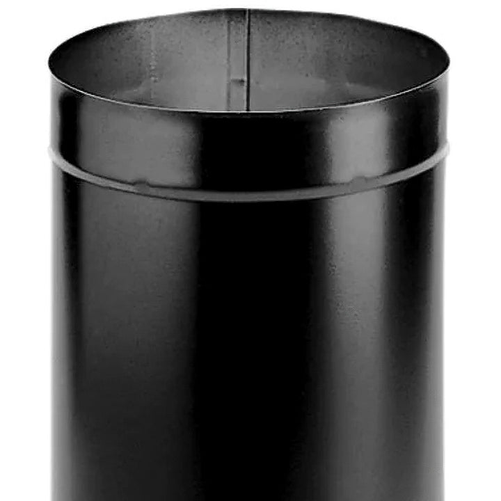 DuraVent DuraBlack Single Wall Stove Pipe, 48 In L x 6 In Diameter (Open Box)