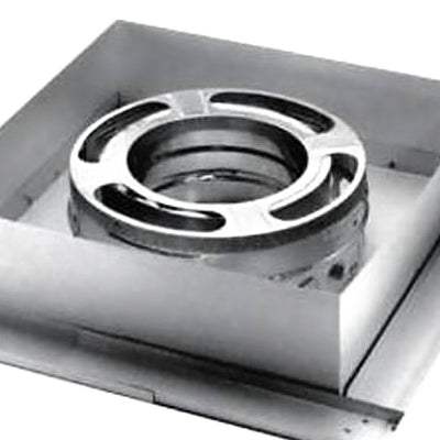 Simpson DuraVent Triple Wall Flat Ceiling Support Box for Wood Stoves (Used) - VMInnovations
