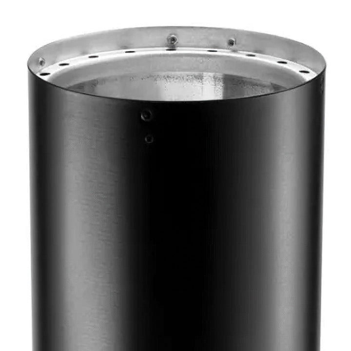 DuraVent DVL Galvanized Steel Double Wall Stove Pipe, 8x48 Inch, Black(Open Box)
