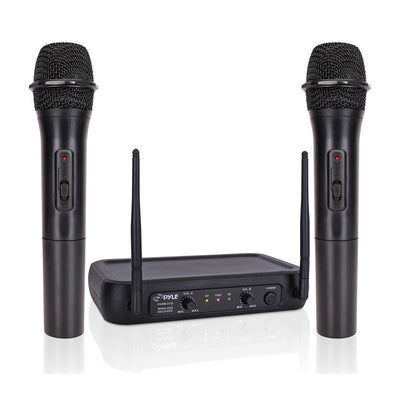 Fixed Frequency Wireless Handheld Karaoke Microphones w/ 2 Handheld Mics (Used) - VMInnovations