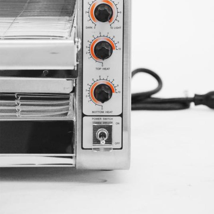 Omcan 11387 14 Inch Conveyor Belt Stainless Steel Baking Toaster Oven(For Parts)