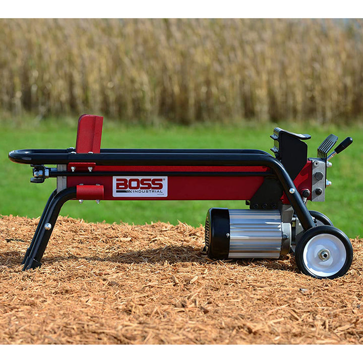 Boss Industrial 7 Ton Lightweight Portable Hydraulic Electric Home Log Splitter