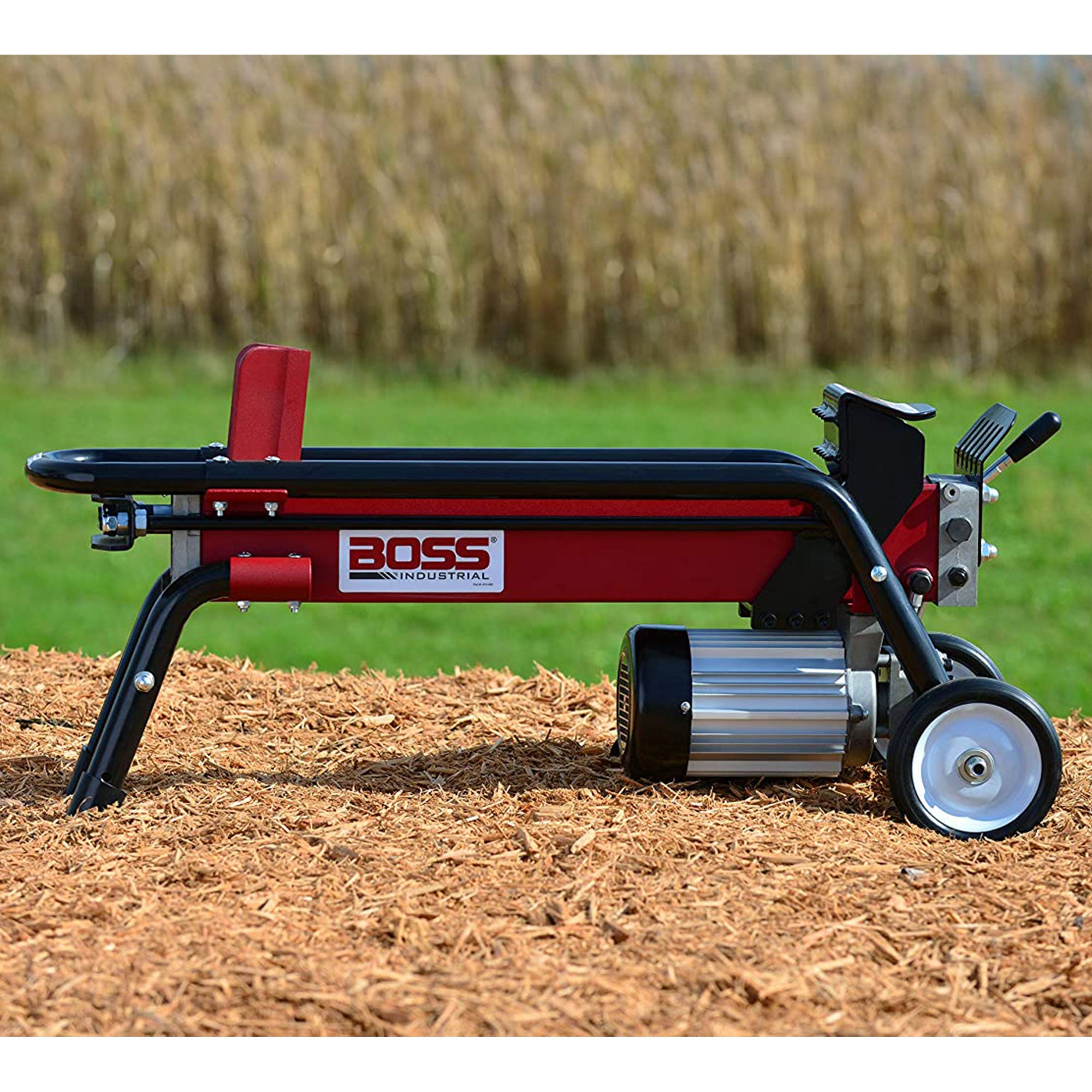Boss Industrial 7 Ton Portable Hydraulic Electric Home Log Splitter (Used) - VMInnovations