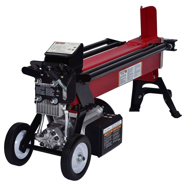 5 Ton Lightweight Portable Hydraulic Electric Home Log Splitter (Open Box)