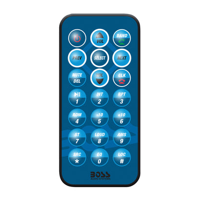 BOSS Audio Single-DIN Mech-Less Marine Audio Bluetooth Multimedia Player, White - VMInnovations