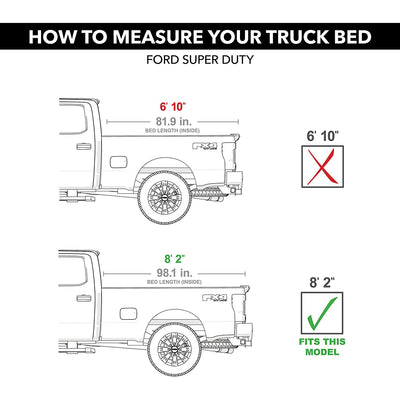 Truxedo TruXport Roll Up Tonneau Truck Bed Cover Kit for 17-20 Ford F 250 & 350