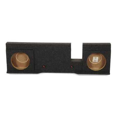 QPower 2004 Underseat Downfire 2 Hole 10in Subwoofer Box for Ford F150(Open Box)