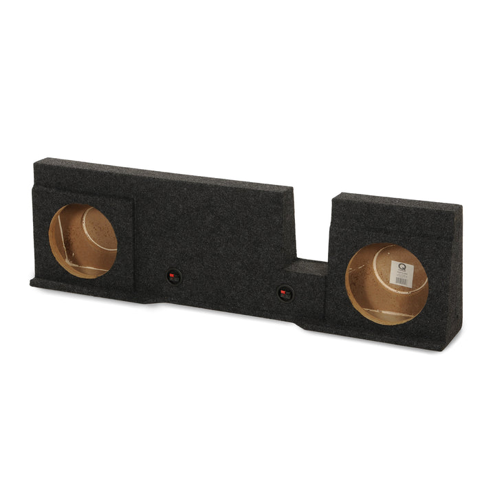 QPower FORD10 2004 Underseat Downfire 2 Hole 10 Inch Subwoofer Box for Ford F150