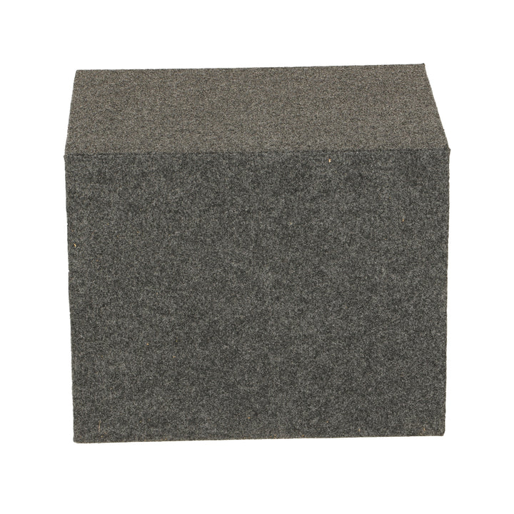 QPower 10" Heavy-Duty Single Sealed Vehicle Subwoofer Enclosure, Gray (Used) - VMInnovations