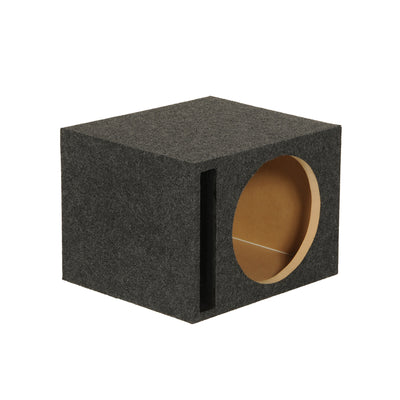 QPower 10" Heavy-Duty Single Vented Vehicle Subwoofer Enclosure Woofer Box(Used)