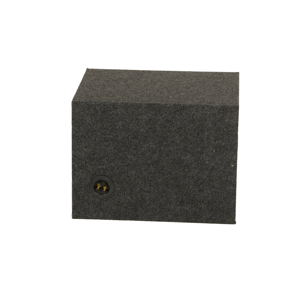 QPower 10" Heavy-Duty Vehicle Subwoofer Enclosure Woofer Box, Gray (Open Box)