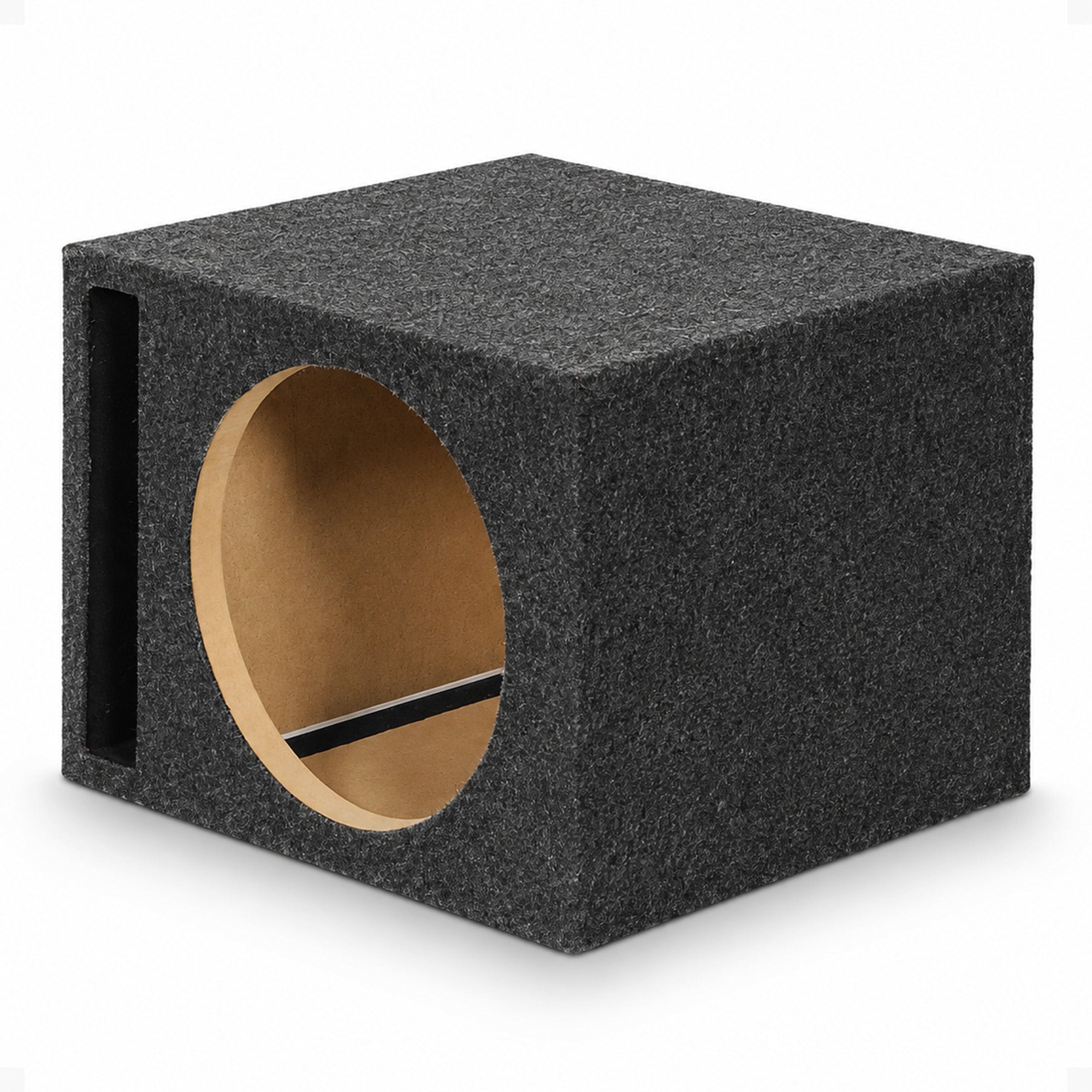 QPower 10" Heavy-Duty Single Vented Vehicle Subwoofer Enclosure Woofer Box(Used)