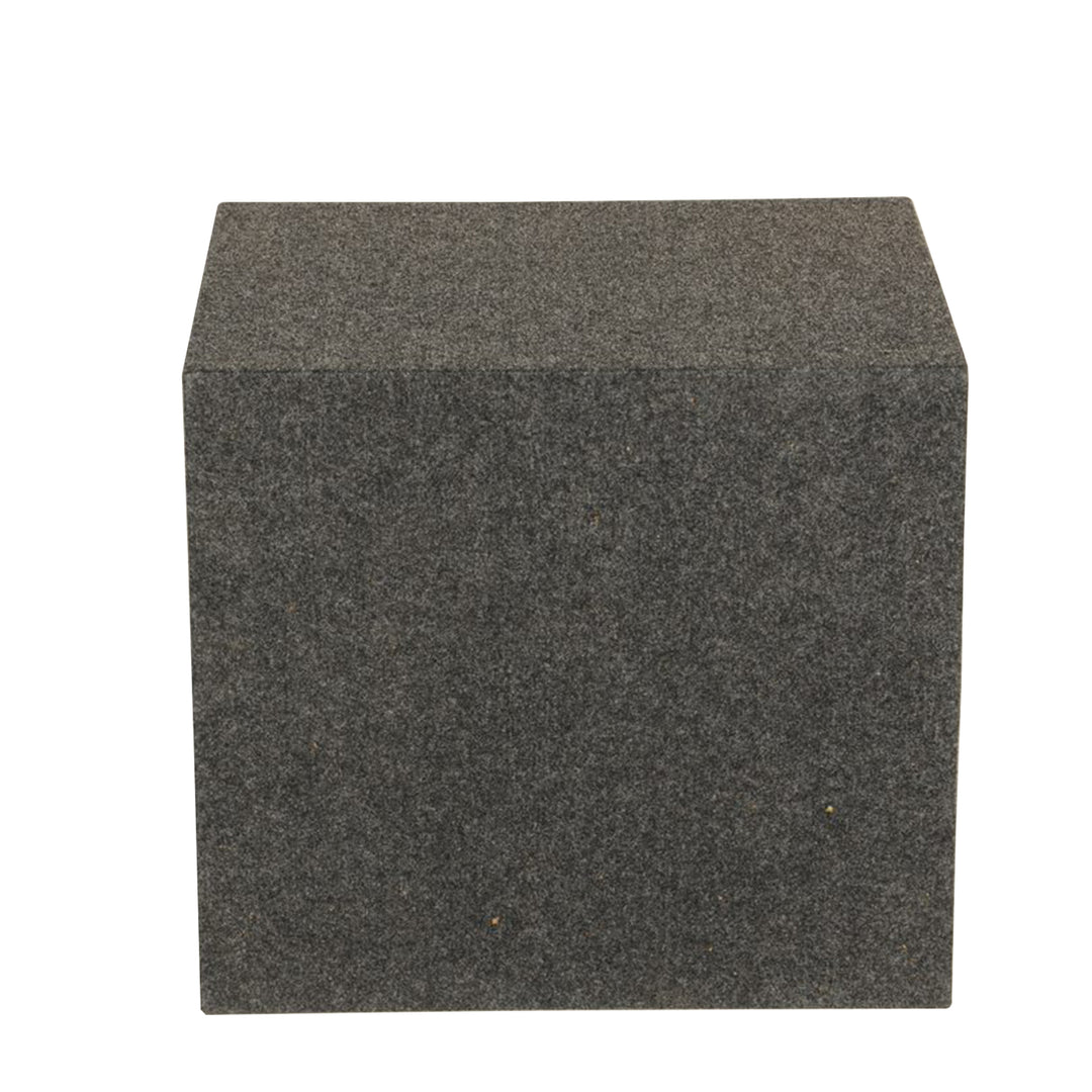 QPower 12" Single Sealed Vehicle Subwoofer Enclosure Woofer Box, Gray (Open Box)