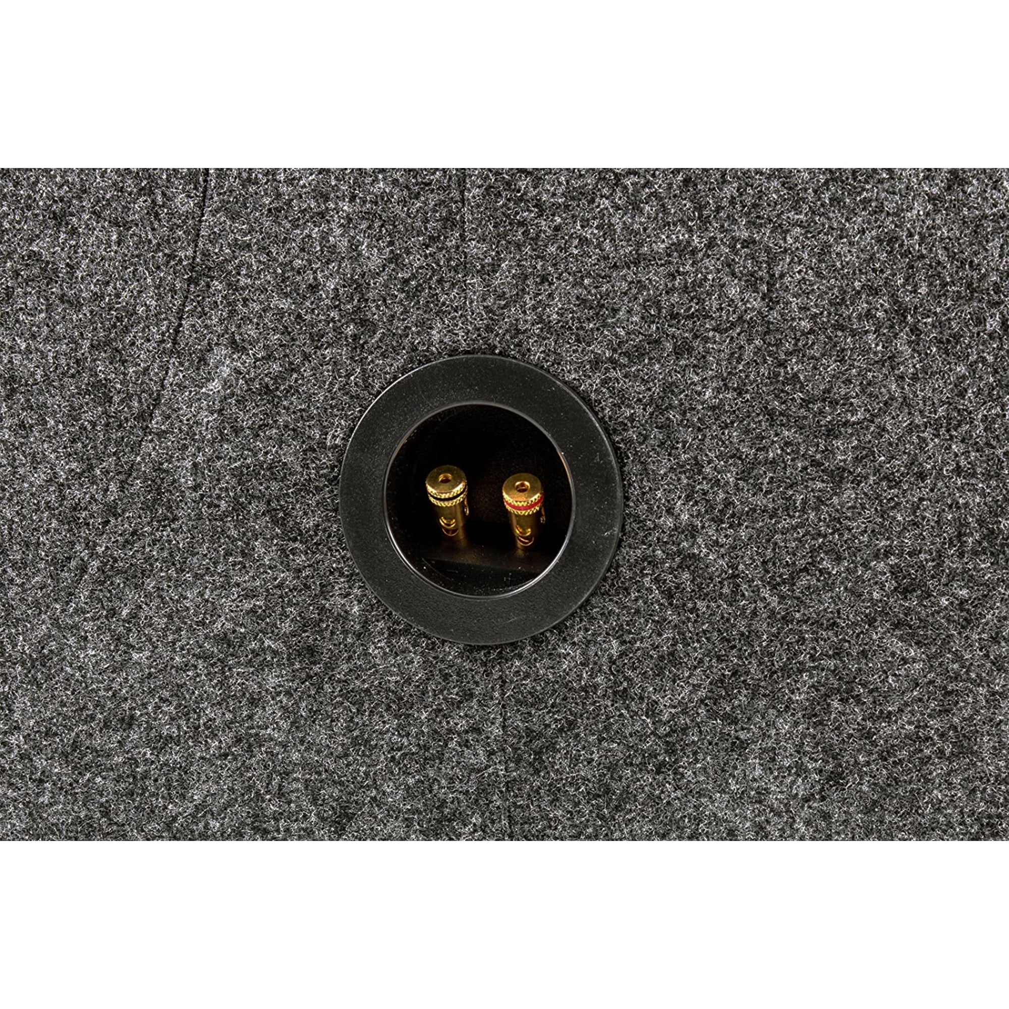 QPower 12" Heavy-Duty Single Sealed Vehicle Subwoofer Box, Gray (Used) - VMInnovations