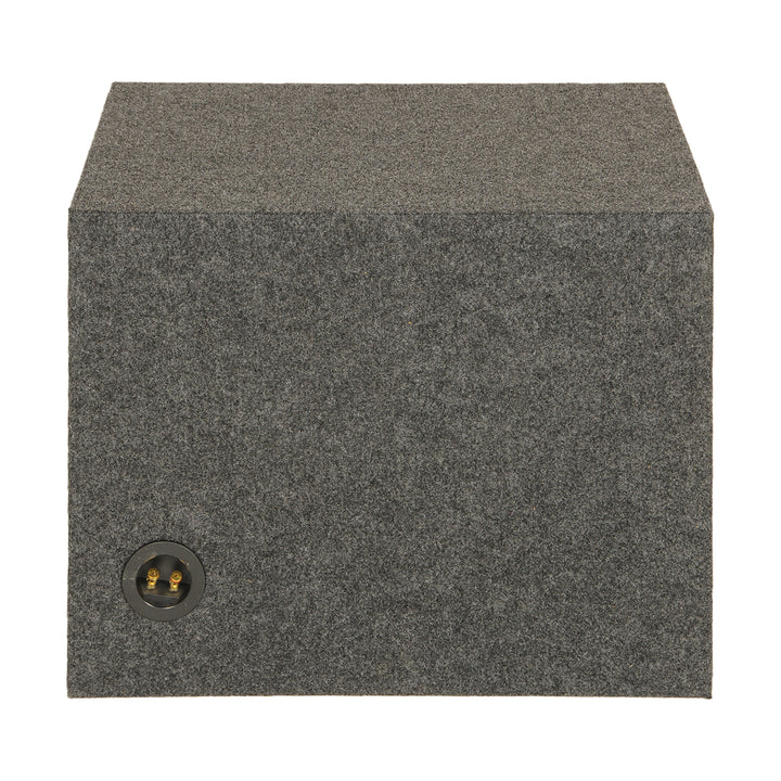 QPower 15" Heavy-Duty Vented Subwoofer Enclosure Woofer Box, Gray (Open Box)