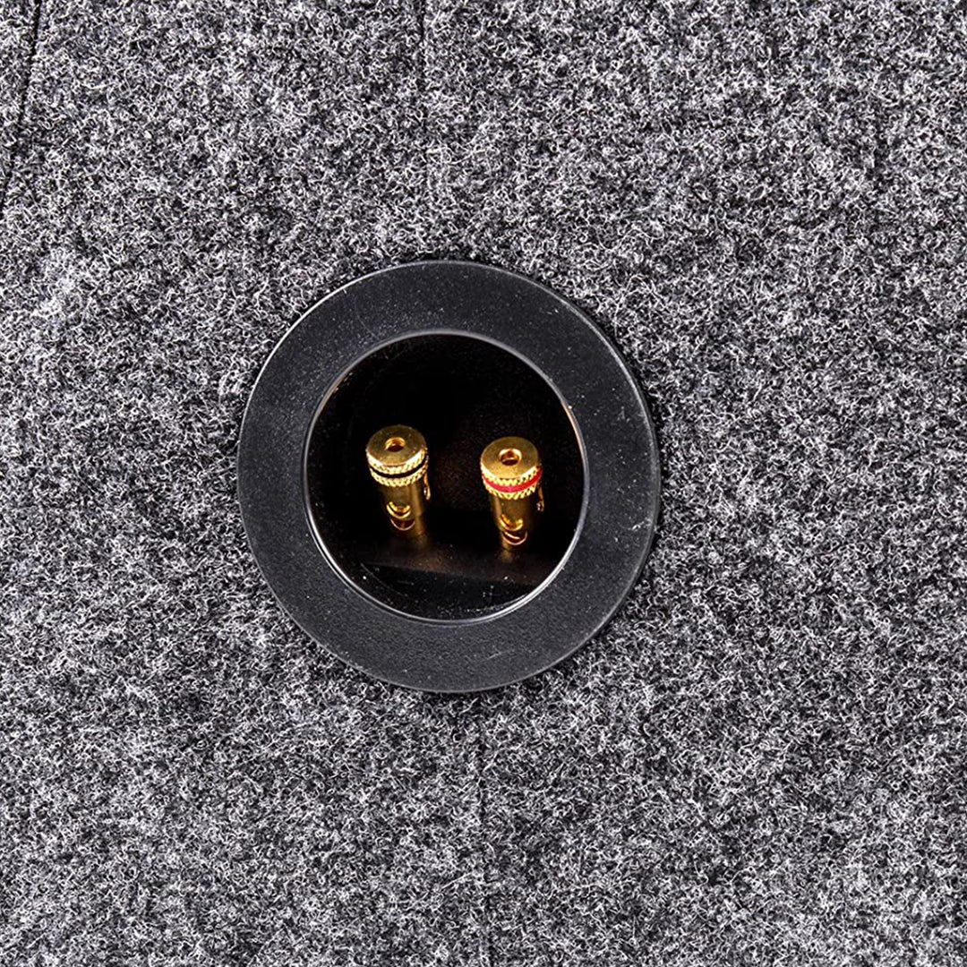 QPower 15" Heavy-Duty Single Sealed Vehicle Subwoofer Enclosure Woofer Box, Gray