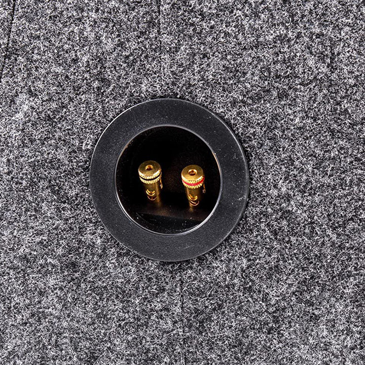 QPower 15" Heavy-Duty Single Sealed Vehicle Subwoofer Enclosure Woofer Box, Gray