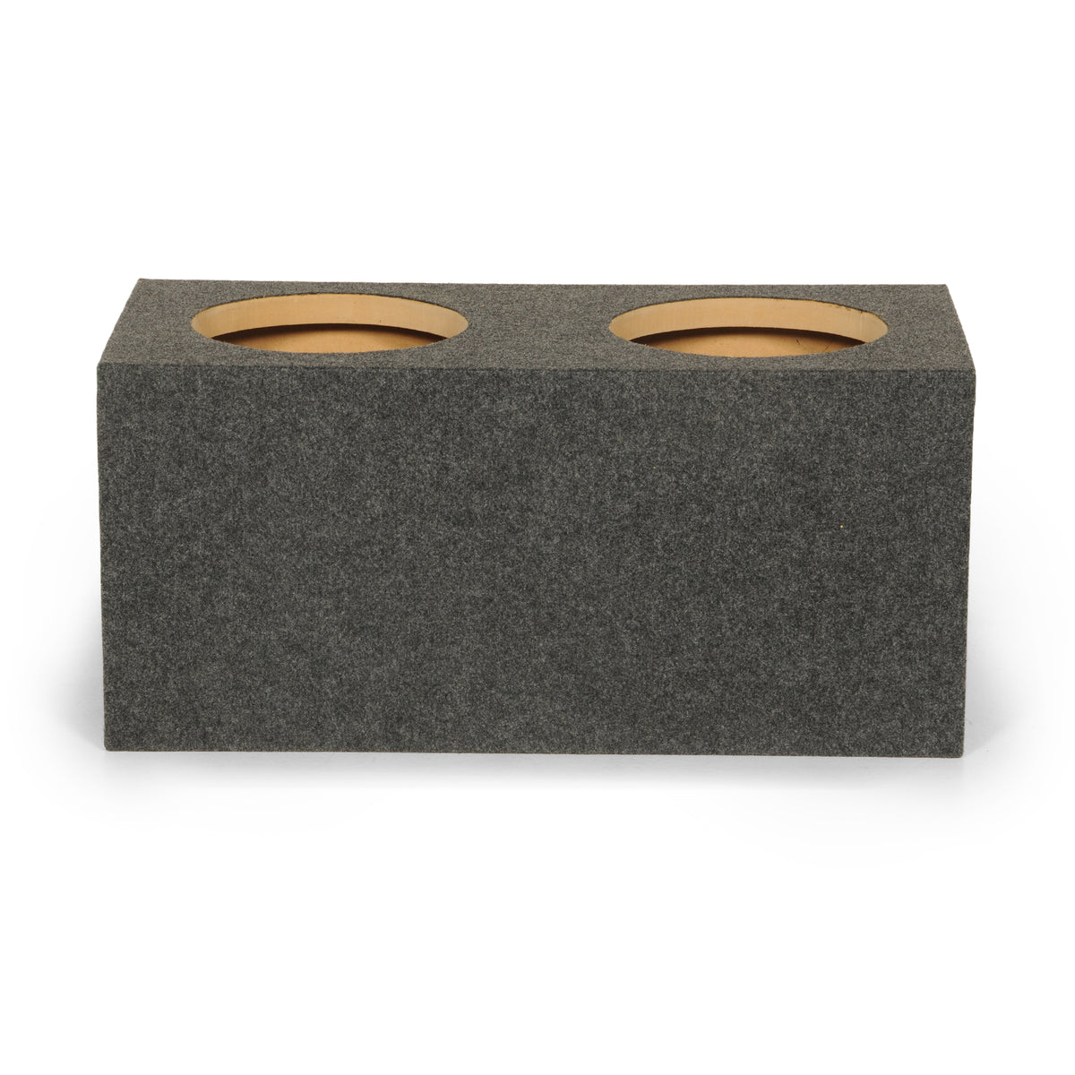 QPower 10" Heavy-Duty Dual Sealed Vehicle Subwoofer Enclosure Box (Open Box) - VMInnovations