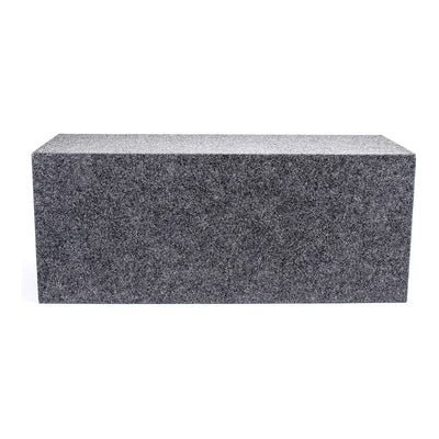 QPower 12" Heavy-Duty Dual Vehicle Subwoofer Enclosure Woofer Box, Gray (Used) - VMInnovations
