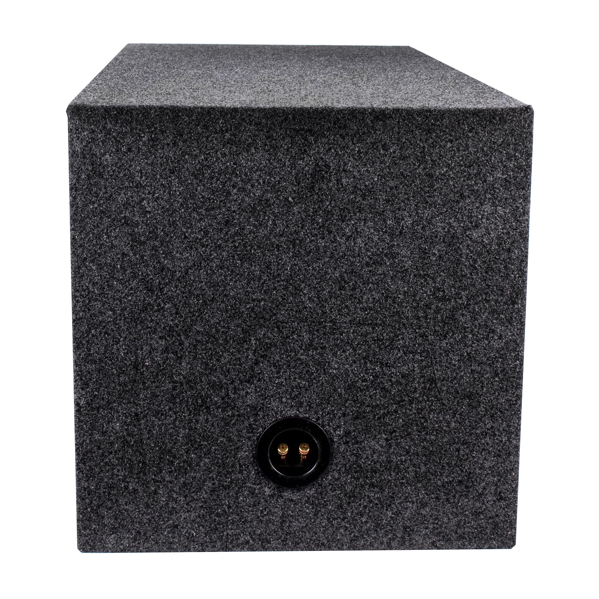 Q Power 2 Hole 15" Heavy Duty Subwoofer Enclosure, Universal Fit Sealed Sub Box - VMInnovations