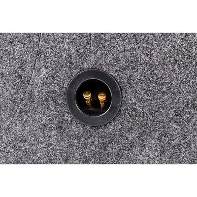 QPower 15" Heavy-Duty Dual Sealed Subwoofer Enclosure Box, Gray (Open Box)