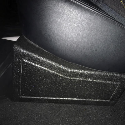 QPower Underseat Downfire Dual 12 In Subwoofer Box for Ford Trucks (Open Box)