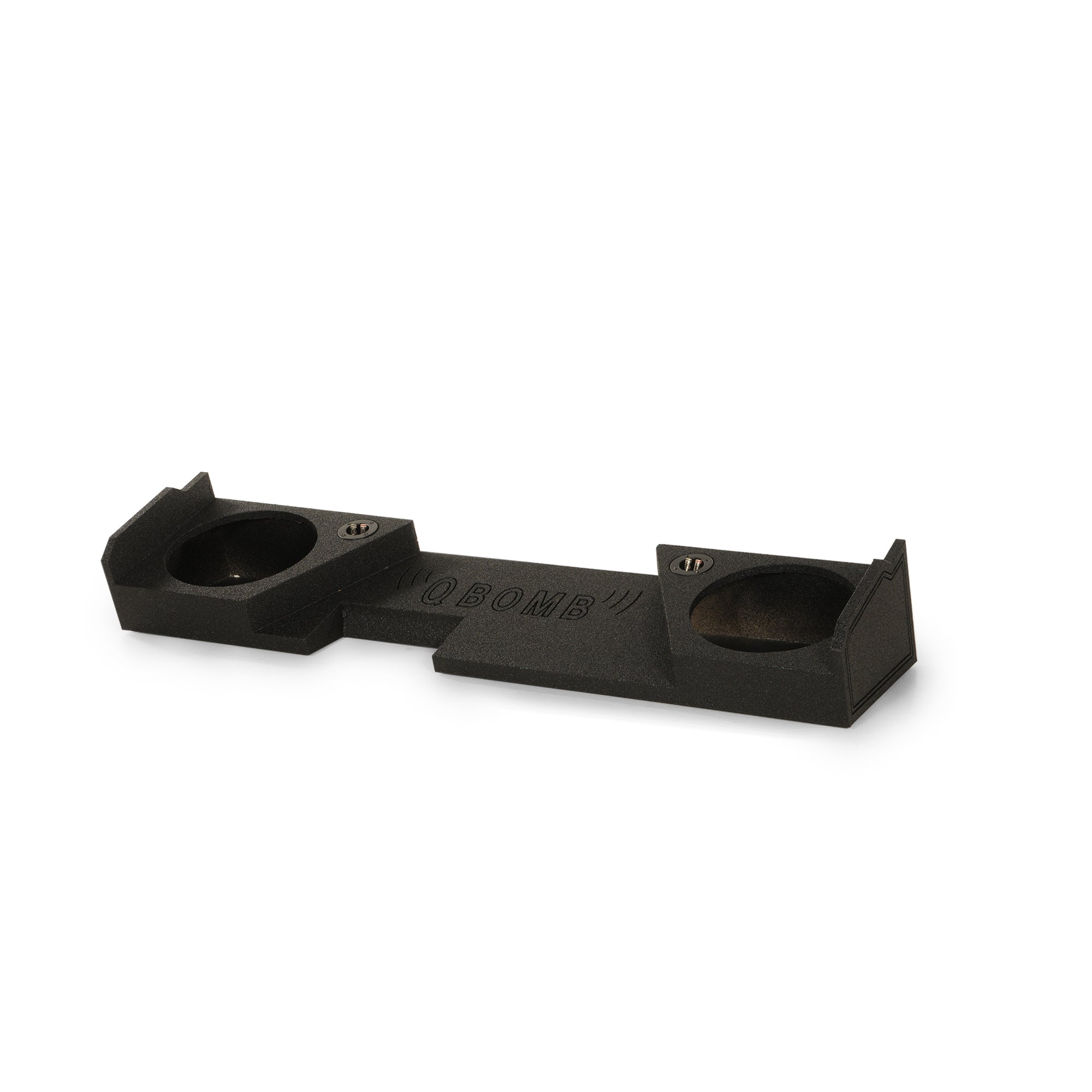QPower 2014 DCAB Underseat Downfire Dual 10 In Sealed Subwoofer Cabinet (Used) - VMInnovations