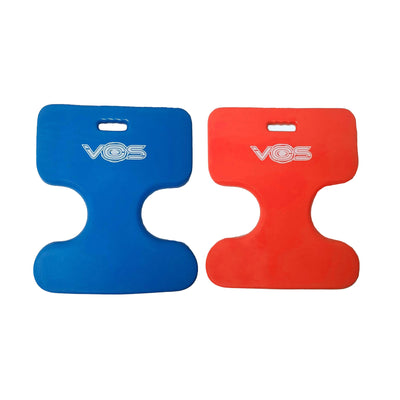Vos Oasis Water Saddle Swimming Pool Float Seat, Capri Blue and Coral Orange - VMInnovations