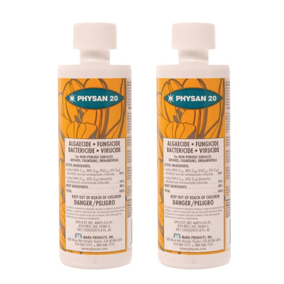 Hydrofarm Physan 20 Disinfectant Fungicide Virucide Algaecide, 16 Oz (2 Pack)
