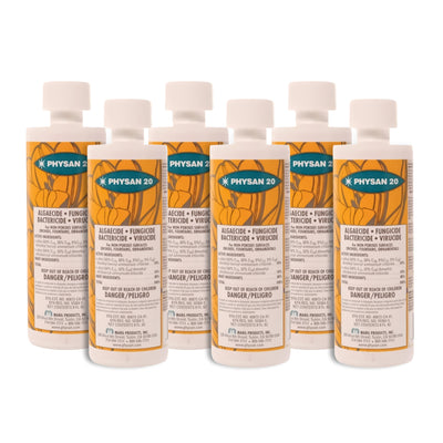 Hydrofarm Physan 20 Disinfectant Fungicide Virucide Algaecide, 16 Oz (6 Pack)