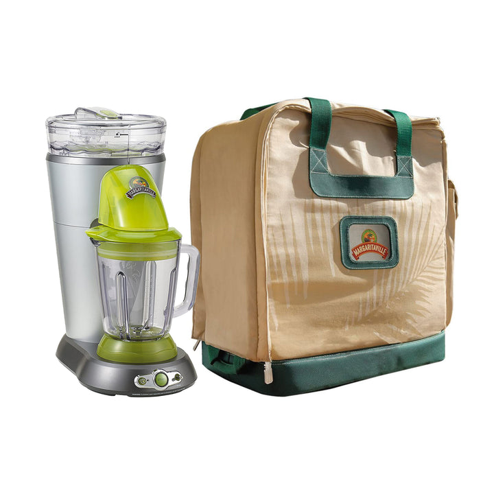 Margaritaville Bahamas Home Frozen Margarita Machine with Foam Padded Travel Bag